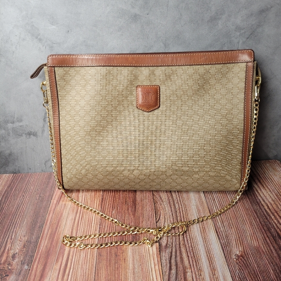 Celine Macadam large Pouch crossbody bag - Picture 2 of 16